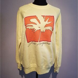 VINTAGE BEACH BOUND CREWNECK SWEATER LOS ANGELES SIZE MEDIUM B2